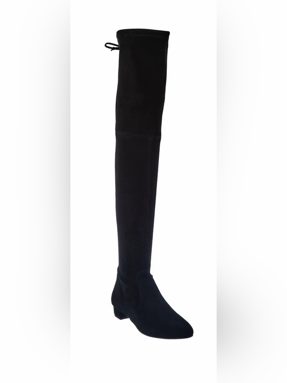 Stuart Weitzman Black Suede Over-the-Knee Boots Sz 5